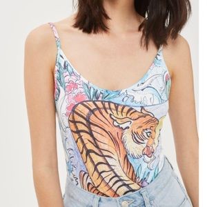 🐆Topshop Tiger Print Body Suit🐅